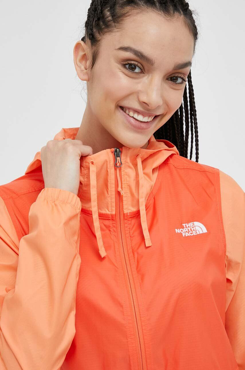 The North Face windbreaker Cyclone 3 culoarea portocaliu de tranzitie - Pled.ro