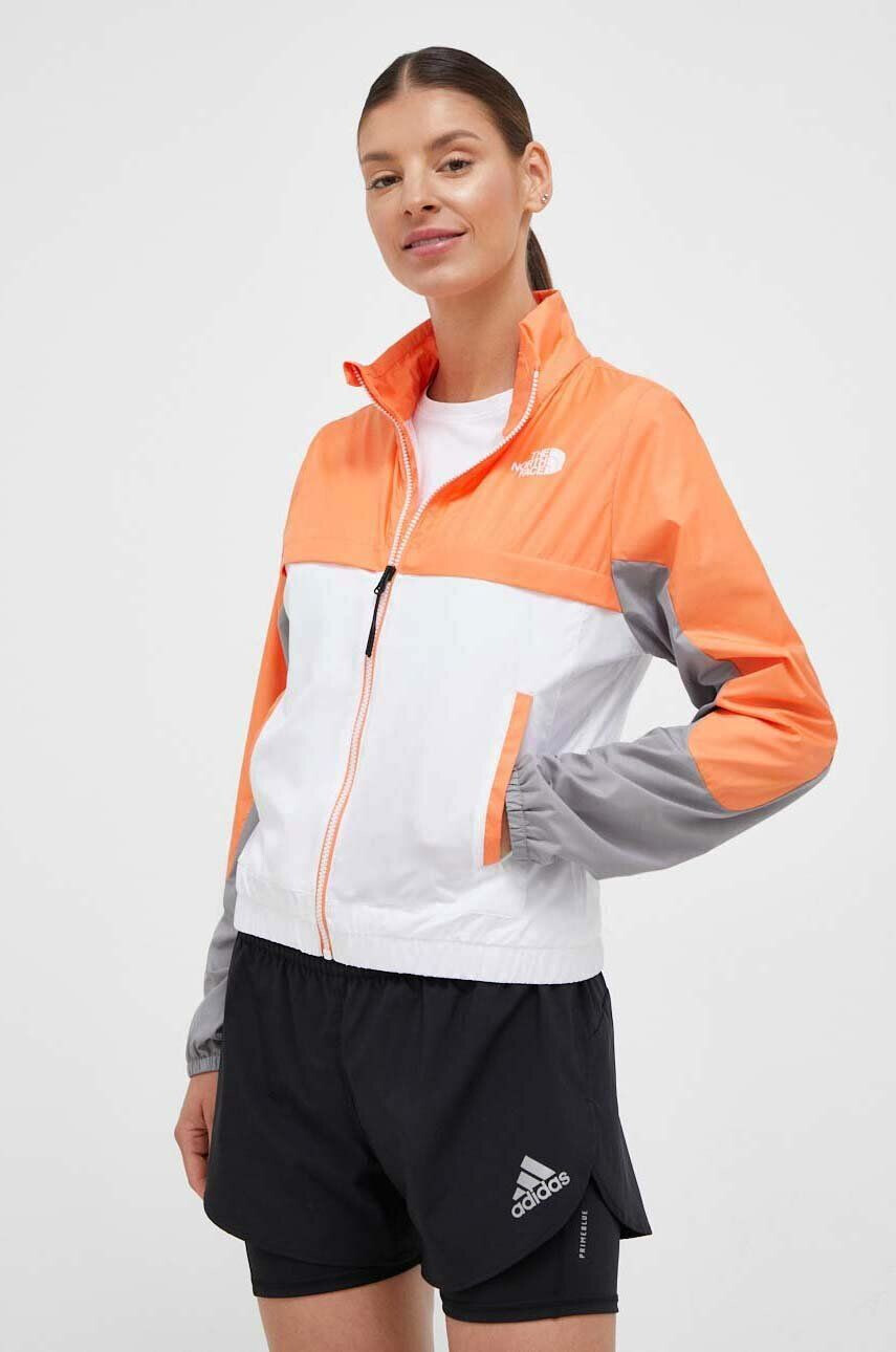 The North Face windbreaker Mountain Athletics culoarea portocaliu - Pled.ro