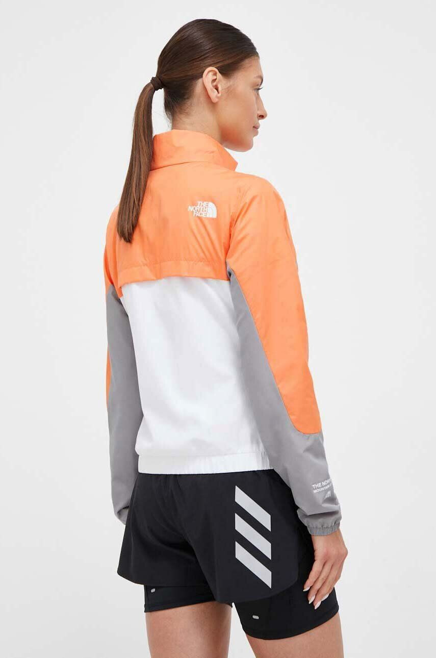 The North Face windbreaker Mountain Athletics culoarea portocaliu - Pled.ro