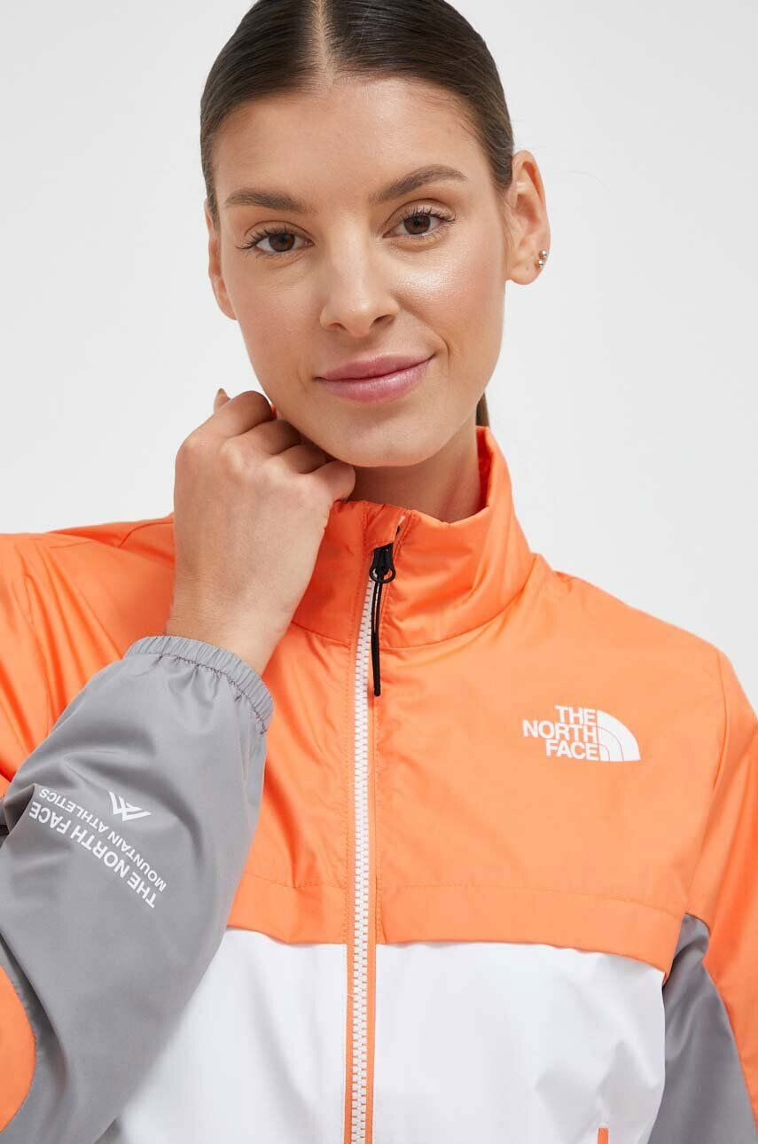 The North Face windbreaker Mountain Athletics culoarea portocaliu - Pled.ro