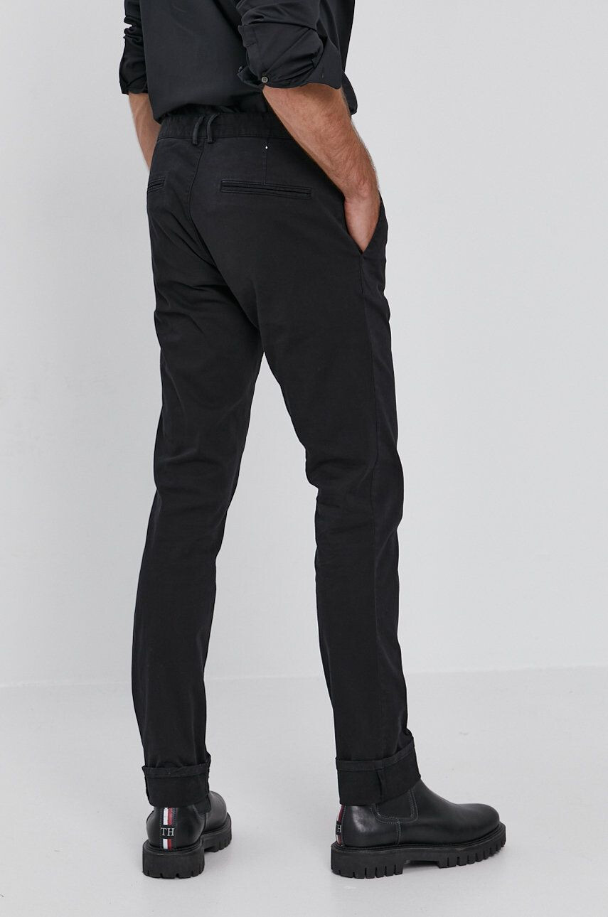 Tiger of Sweden pantaloni barbati culoarea negru mulata - Pled.ro