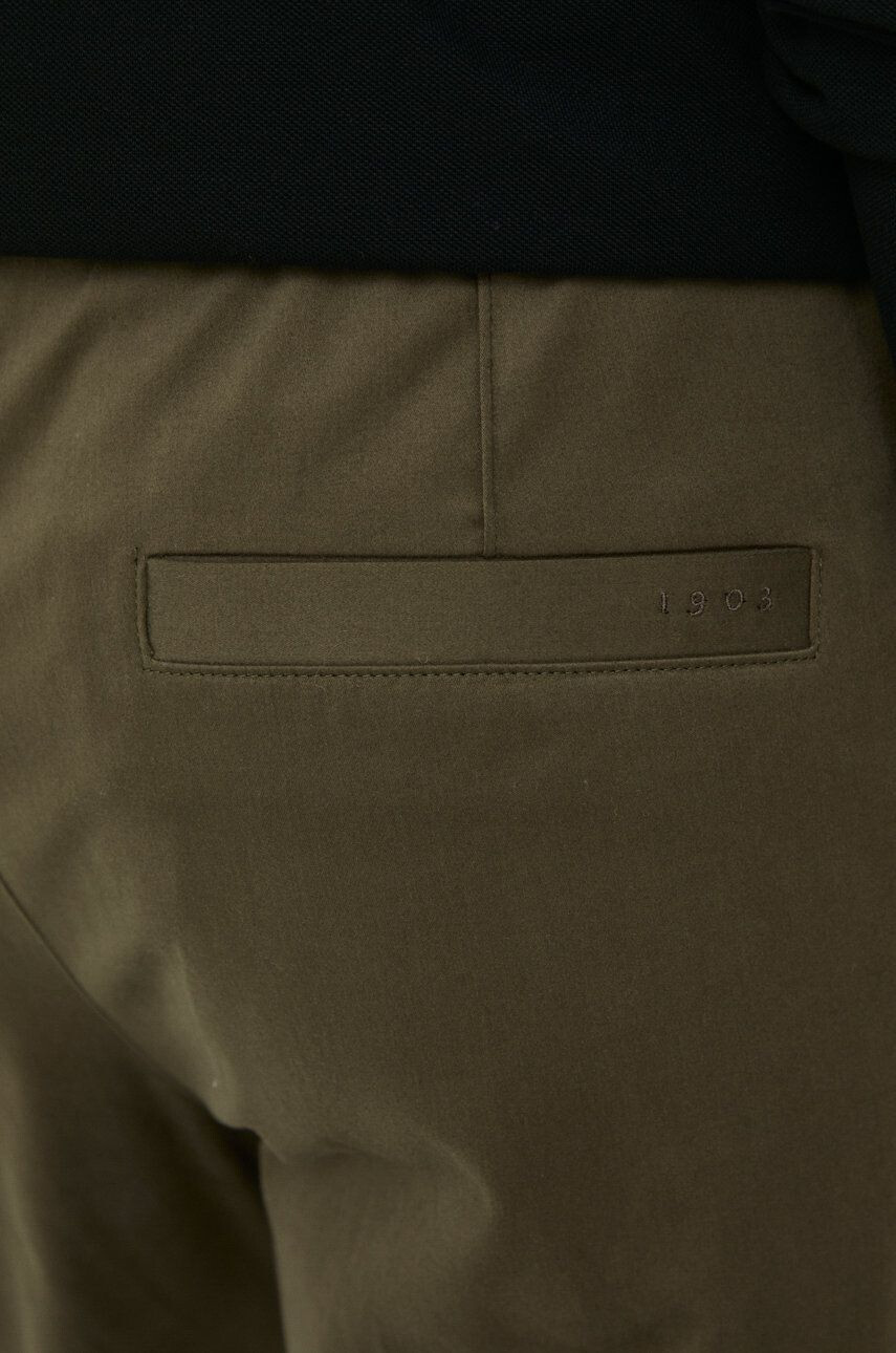 Tiger of Sweden pantaloni Sosa barbati culoarea verde cu fason chinos - Pled.ro