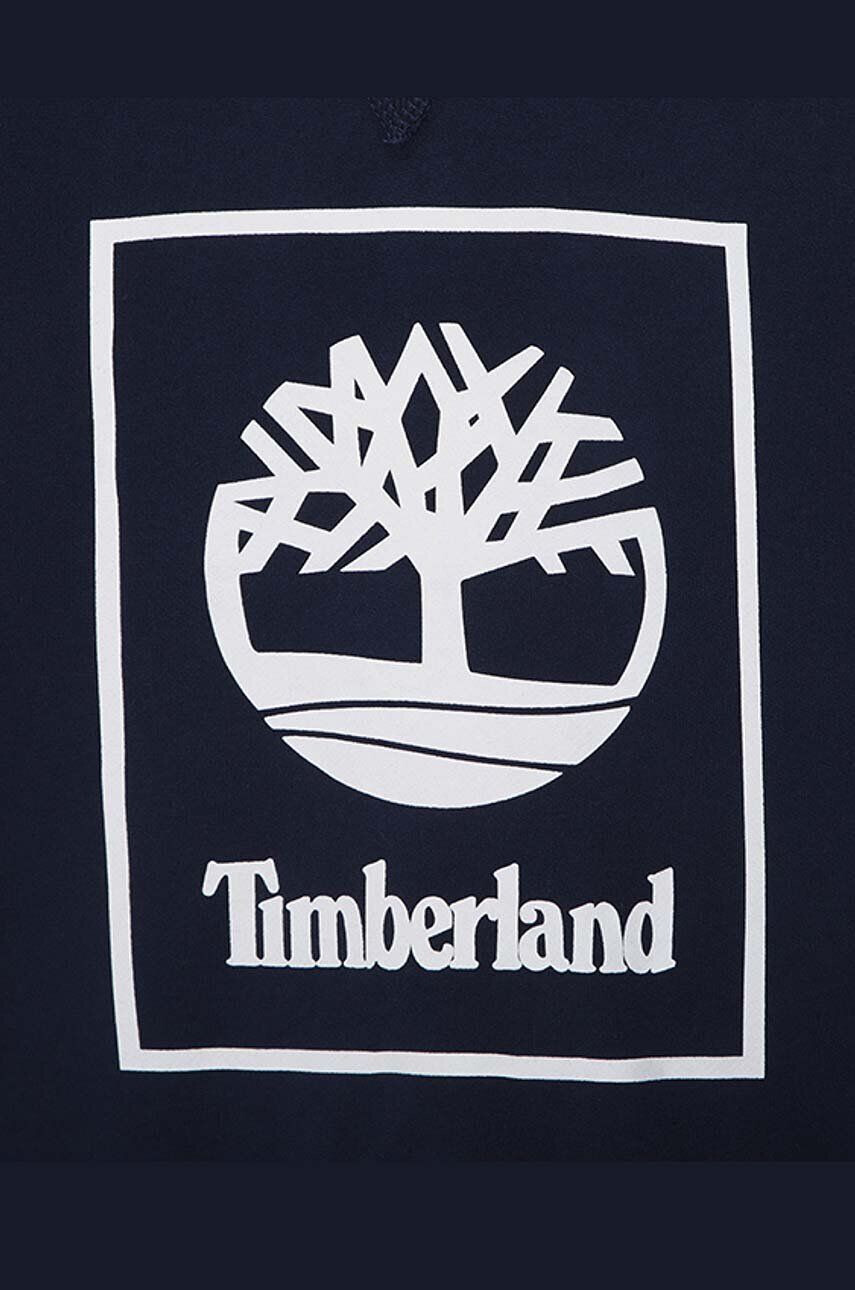 Timberland bluza copii culoarea albastru marin cu imprimeu - Pled.ro