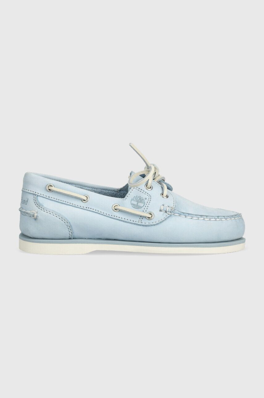 Timberland mocasini de piele Classic Boat femei cu toc plat TB0A2NAADU21 - Pled.ro