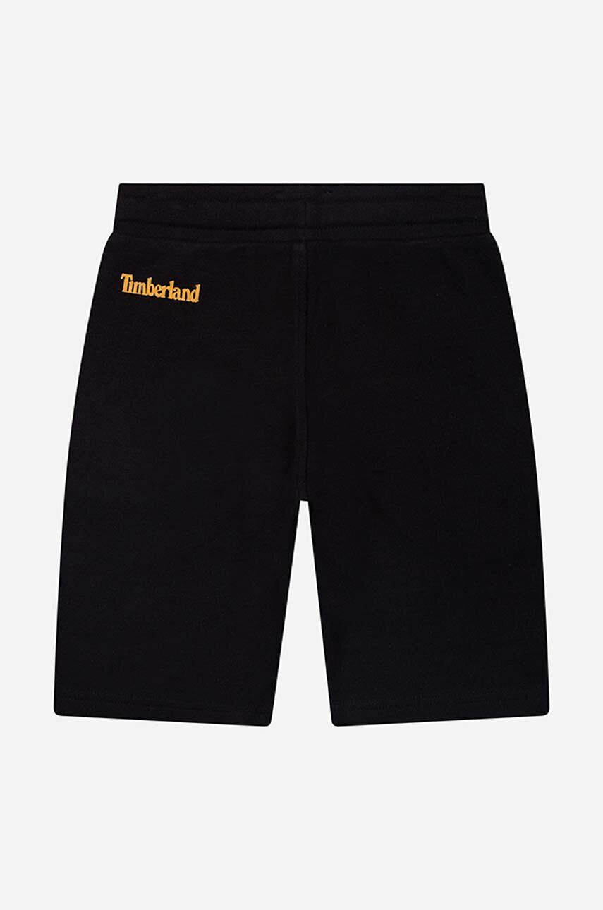 Timberland pantaloni scurti copii Bermuda Shorts culoarea negru neted talie reglabila - Pled.ro