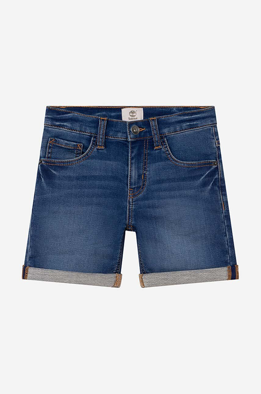 Timberland pantaloni scurti din denim pentru copii Bermuda Shorts neted - Pled.ro