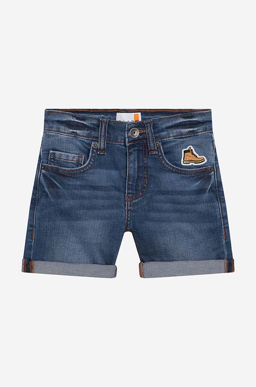 Timberland pantaloni scurti din denim pentru copii Bermuda Shorts neted - Pled.ro