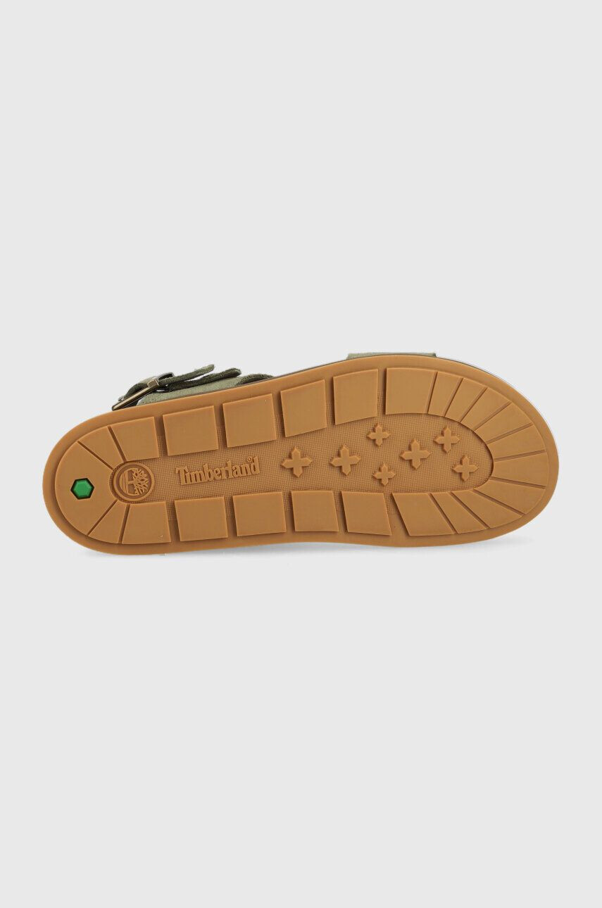 Timberland papuci din piele Amalfi Vibes barbati culoarea verde TB0A5PZZ9911 - Pled.ro