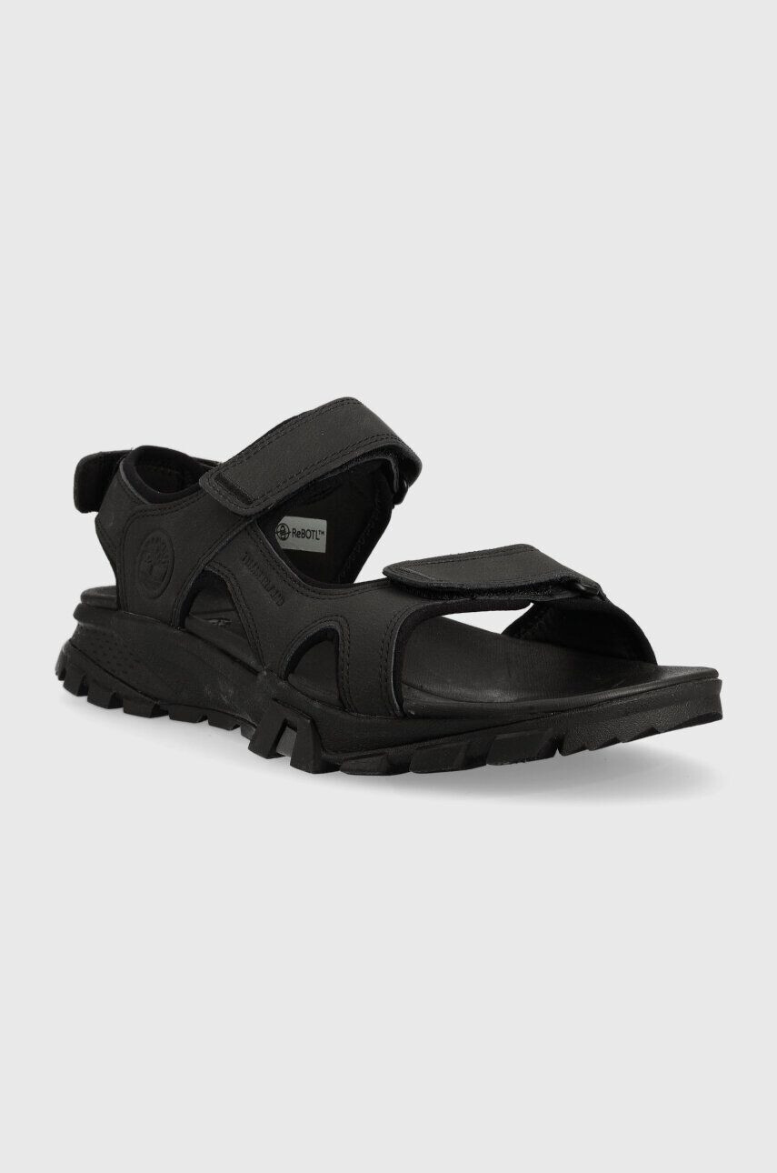 Timberland sandale de piele Lincoln Peak barbati culoarea negru TB0A5T5G0151 - Pled.ro