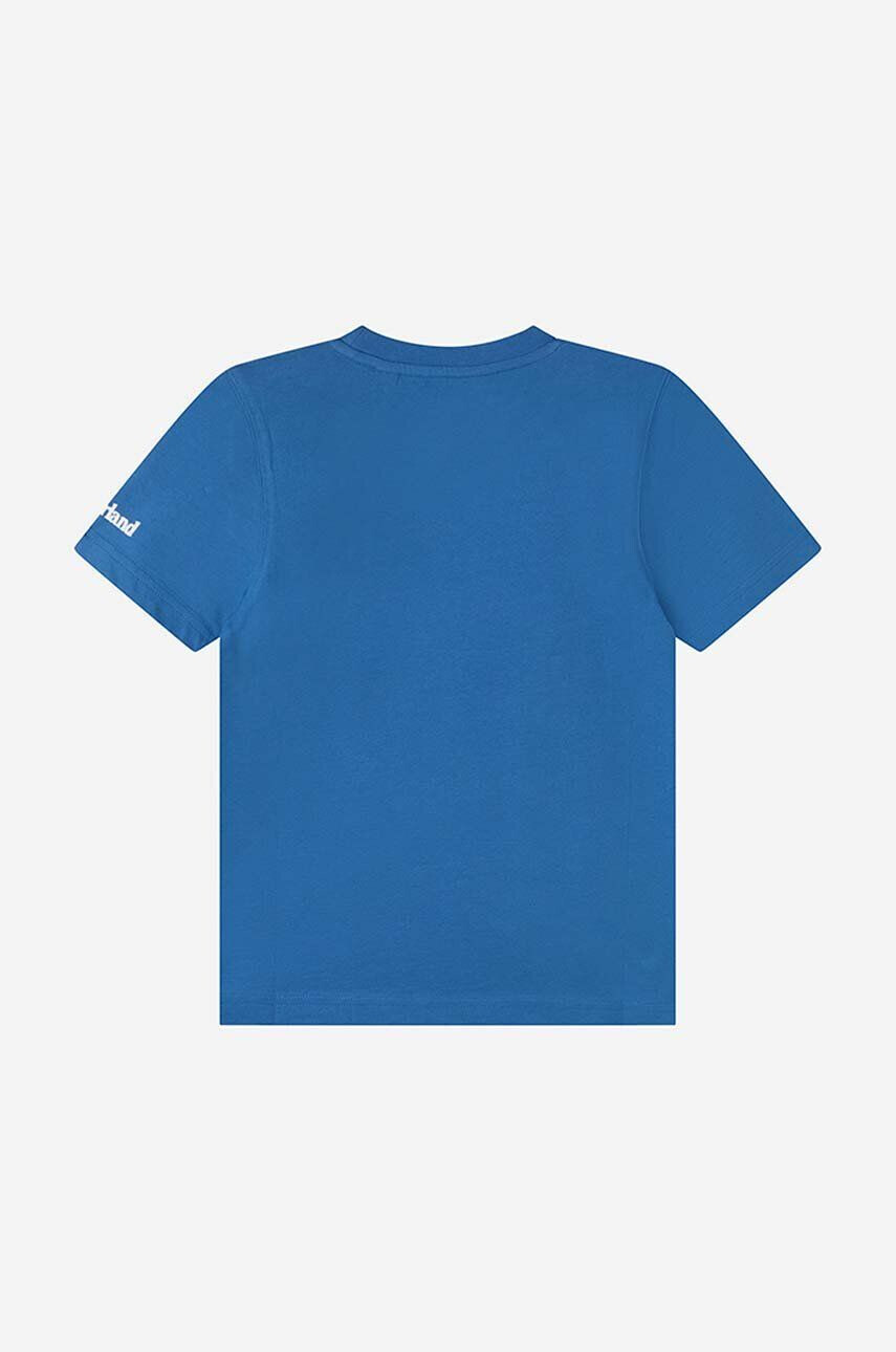 Timberland tricou de bumbac pentru copii Short Sleeves Tee-shirt culoarea rosu neted - Pled.ro