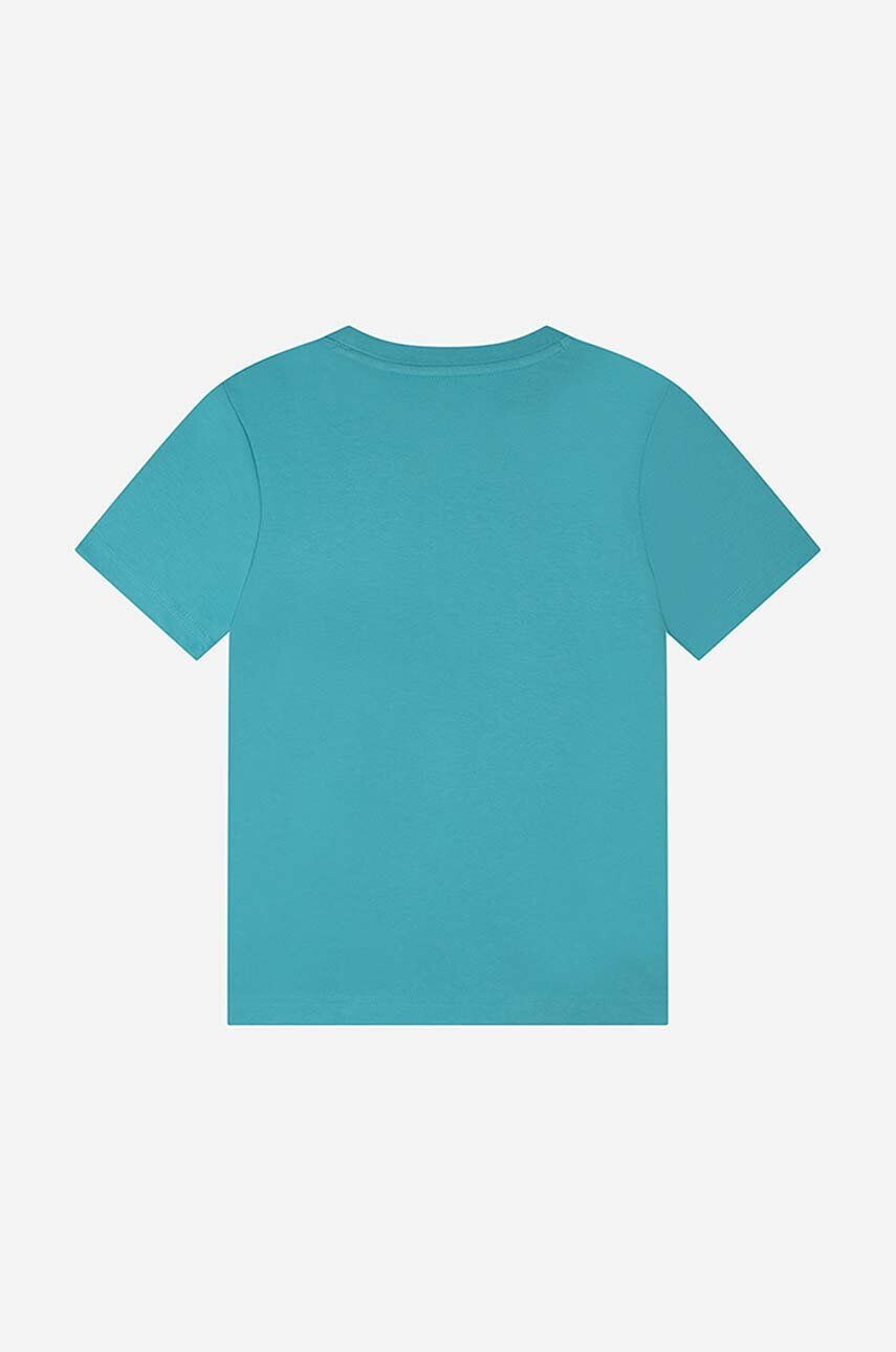 Timberland tricou de bumbac pentru copii Short Sleeves Tee-shirt culoarea rosu cu imprimeu - Pled.ro