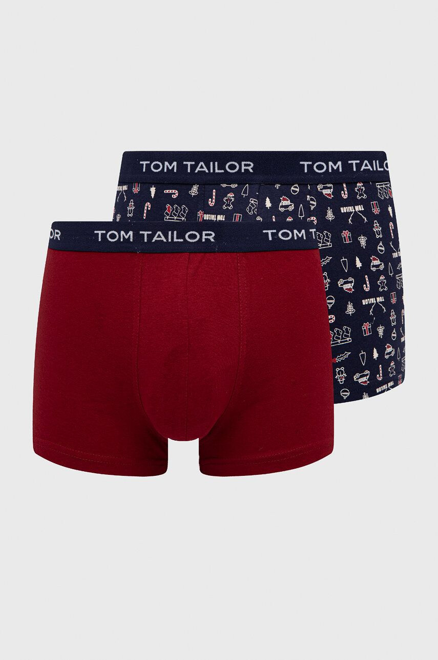 Tom Tailor Boxeri (2-pack) bărbați culoarea albastru marin - Pled.ro