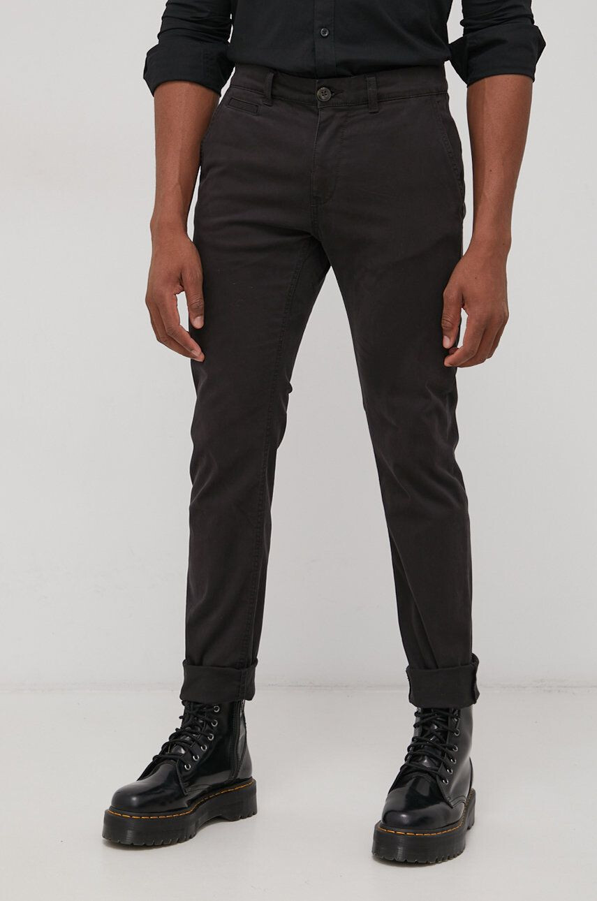 Tom Tailor pantaloni barbati culoarea gri drept - Pled.ro