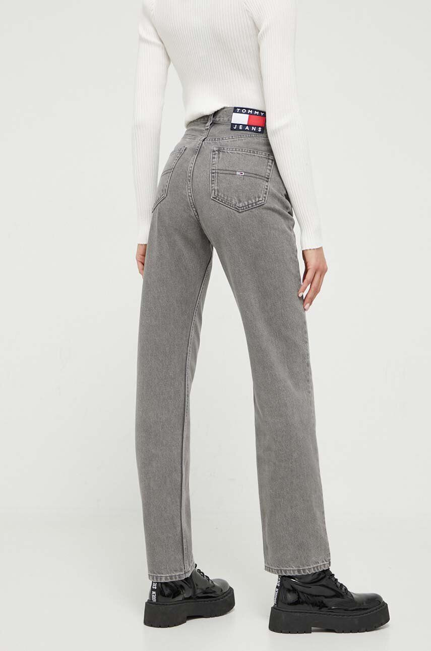 Tommy Jeans blugi din bumbac high waist - Pled.ro