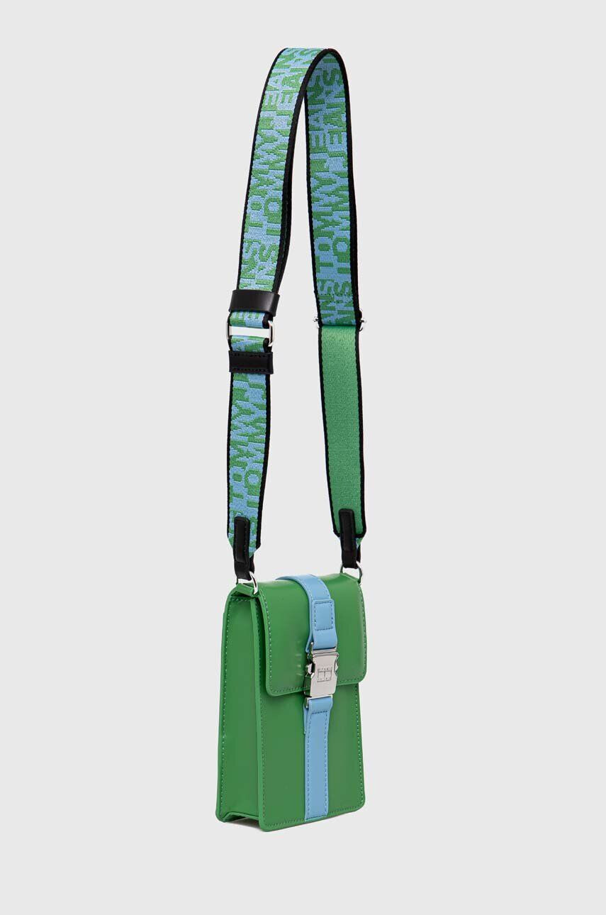 Tommy Jeans carcasa de telefon culoarea verde - Pled.ro