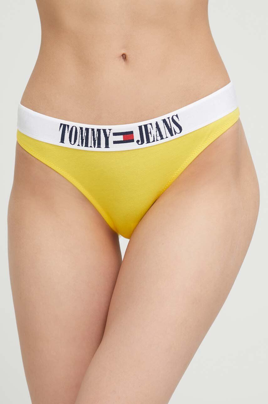 Tommy Jeans chiloti culoarea galben - Pled.ro