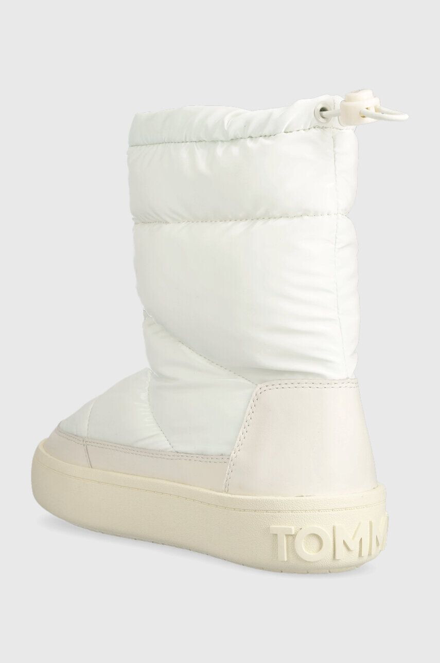 Tommy Jeans cizme de iarna TJW WINTER BOOT culoarea alb EN0EN02252 - Pled.ro