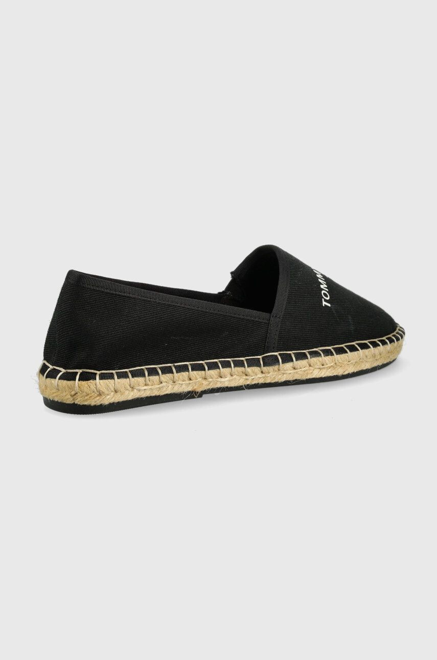 Tommy Jeans espadrile culoarea negru - Pled.ro