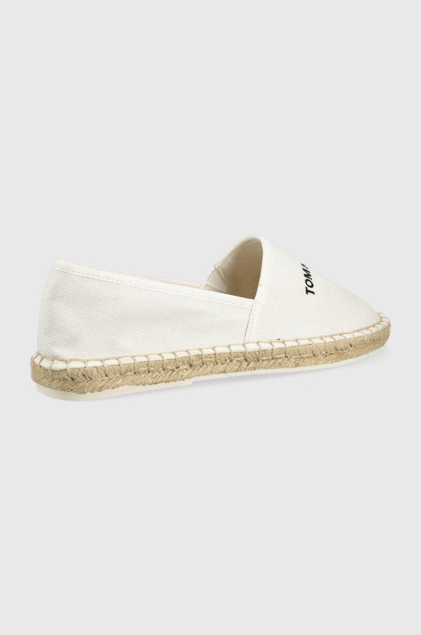 Tommy Jeans espadrile culoarea alb - Pled.ro