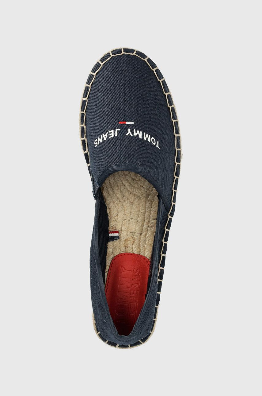 Tommy Jeans espadrile culoarea albastru marin - Pled.ro