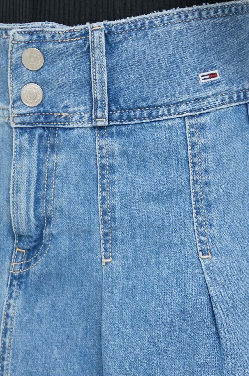 Tommy Jeans fusta din bumbac denim mini evazati - Pled.ro