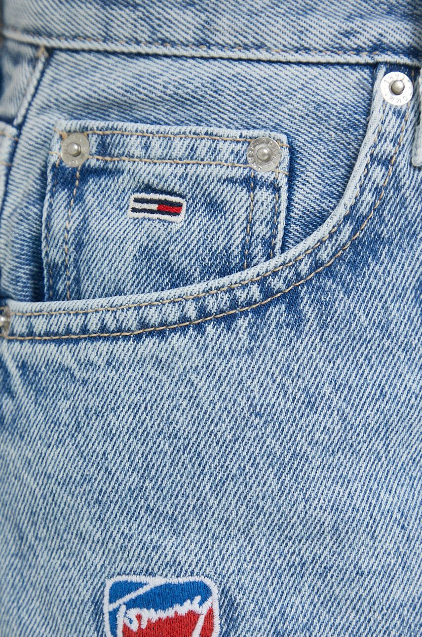 Tommy Jeans fusta jeans - Pled.ro