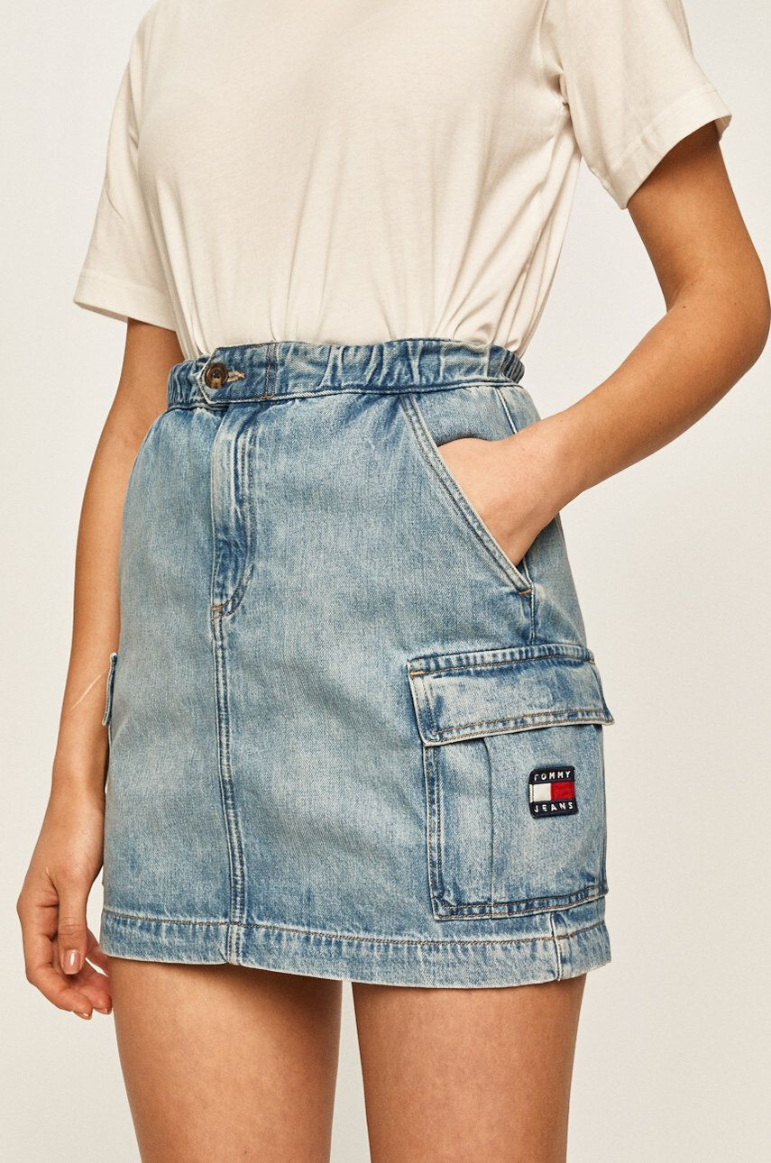 Tommy Jeans Fusta jeans - Pled.ro