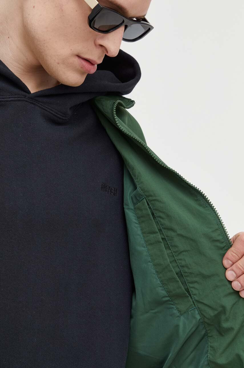 Tommy Jeans geaca barbati culoarea verde de tranzitie - Pled.ro