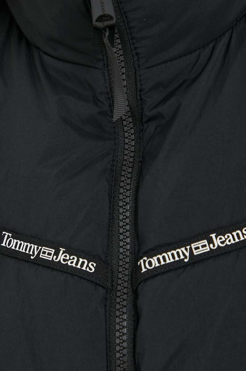 Tommy Jeans geaca femei culoarea negru de iarna oversize - Pled.ro