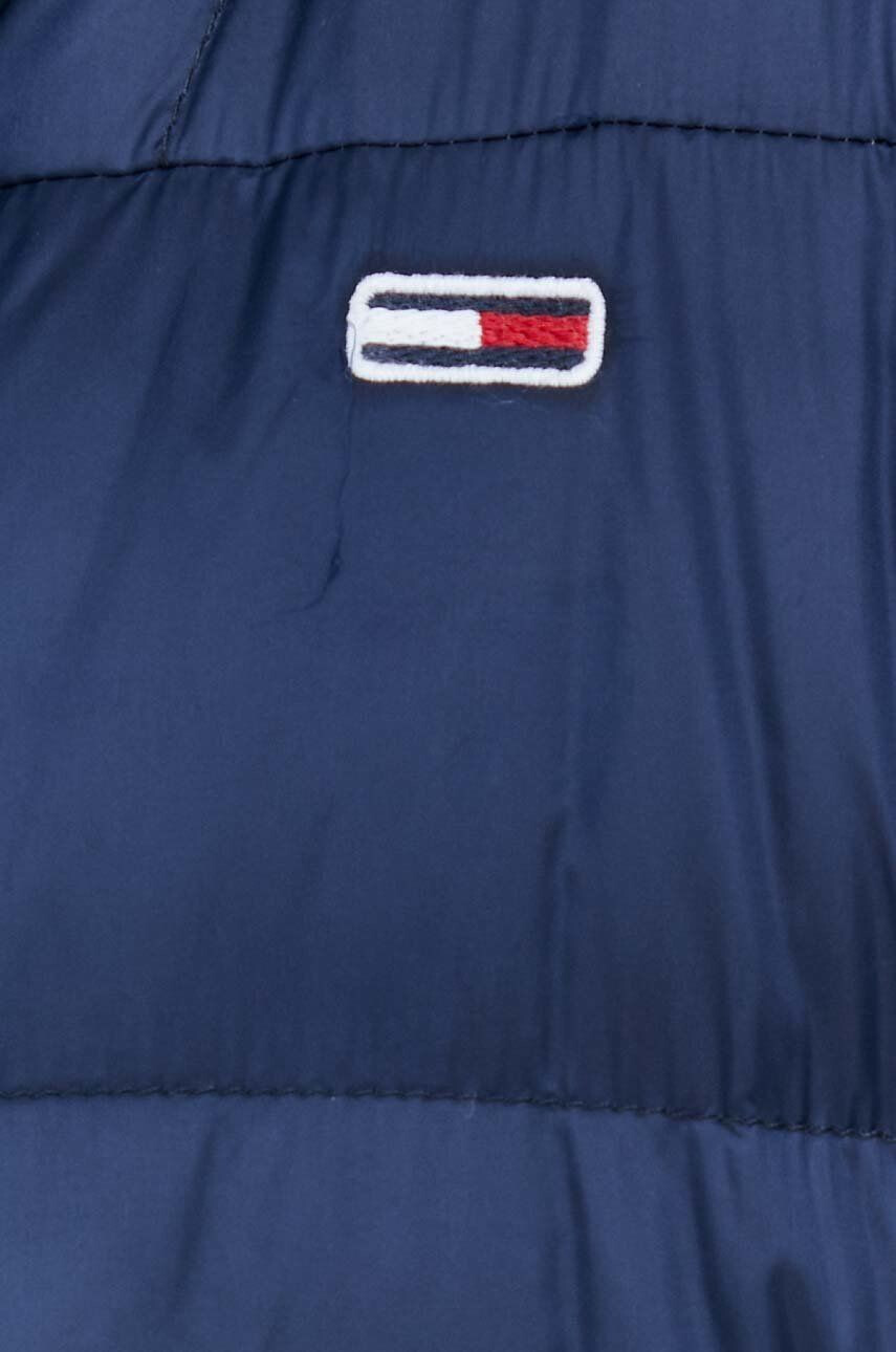 Tommy Jeans geaca de puf femei culoarea albastru marin de tranzitie - Pled.ro