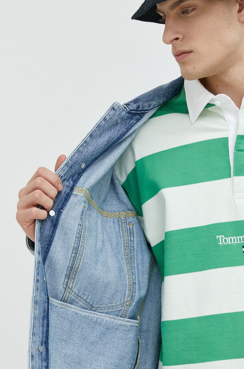 Tommy Jeans geaca jeans barbati de tranzitie oversize - Pled.ro