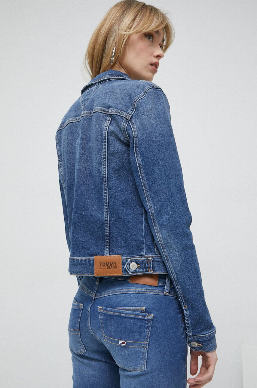 Tommy Jeans geaca jeans femei de tranzitie - Pled.ro