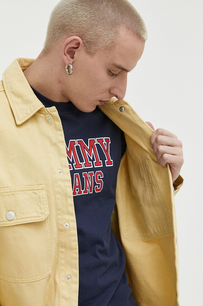 Tommy Jeans geaca jeans barbati de tranzitie - Pled.ro