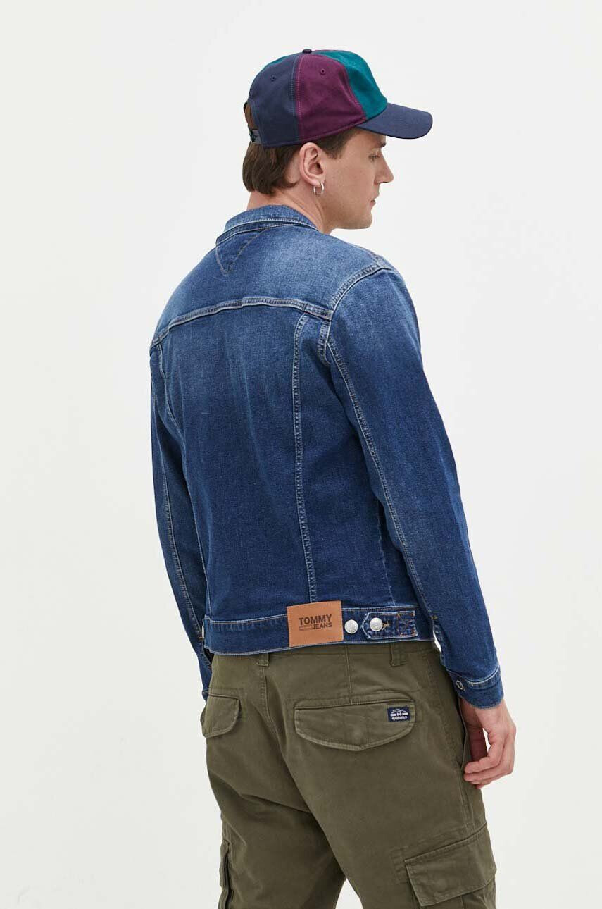 Tommy Jeans geaca jeans barbati de tranzitie oversize - Pled.ro