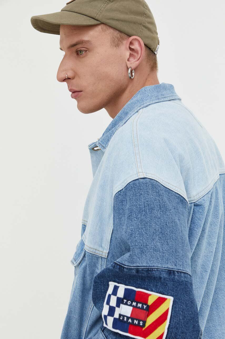 Tommy Jeans geaca jeans femei de tranzitie oversize - Pled.ro