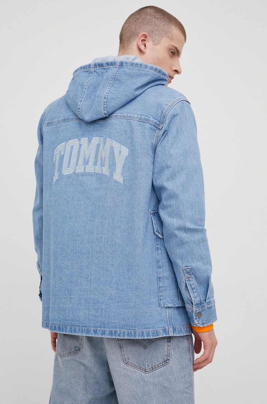 Tommy Jeans geaca jeans barbati de tranzitie oversize - Pled.ro