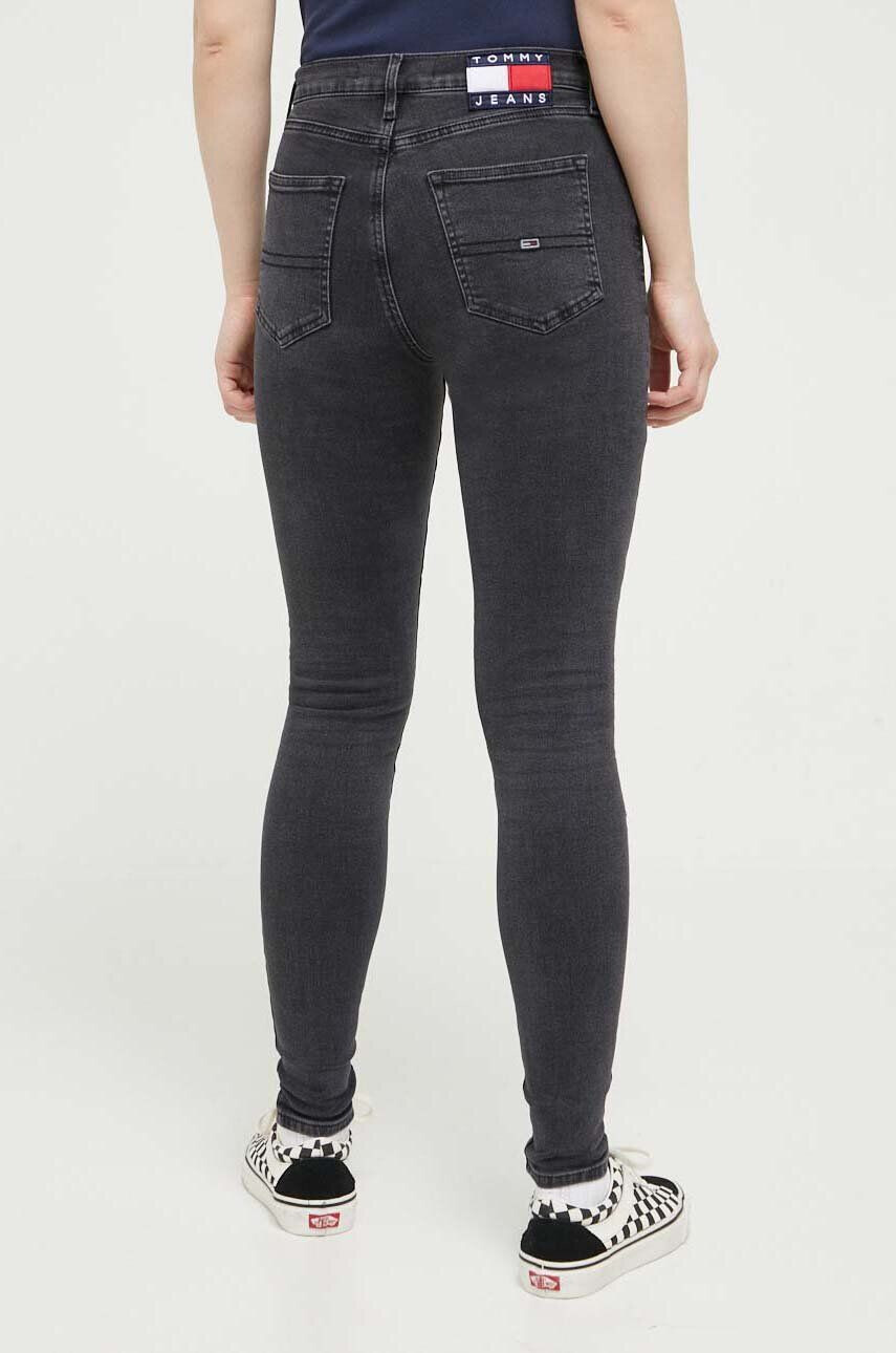 Tommy Jeans jeansi femei culoarea negru - Pled.ro