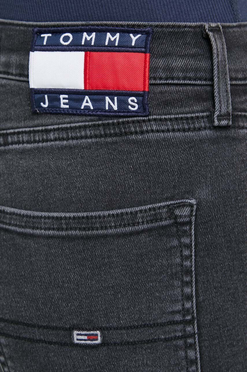 Tommy Jeans jeansi femei culoarea negru - Pled.ro