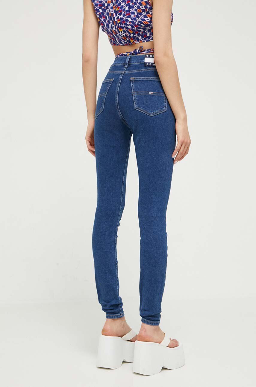 Tommy Jeans jeansi femei culoarea albastru marin - Pled.ro