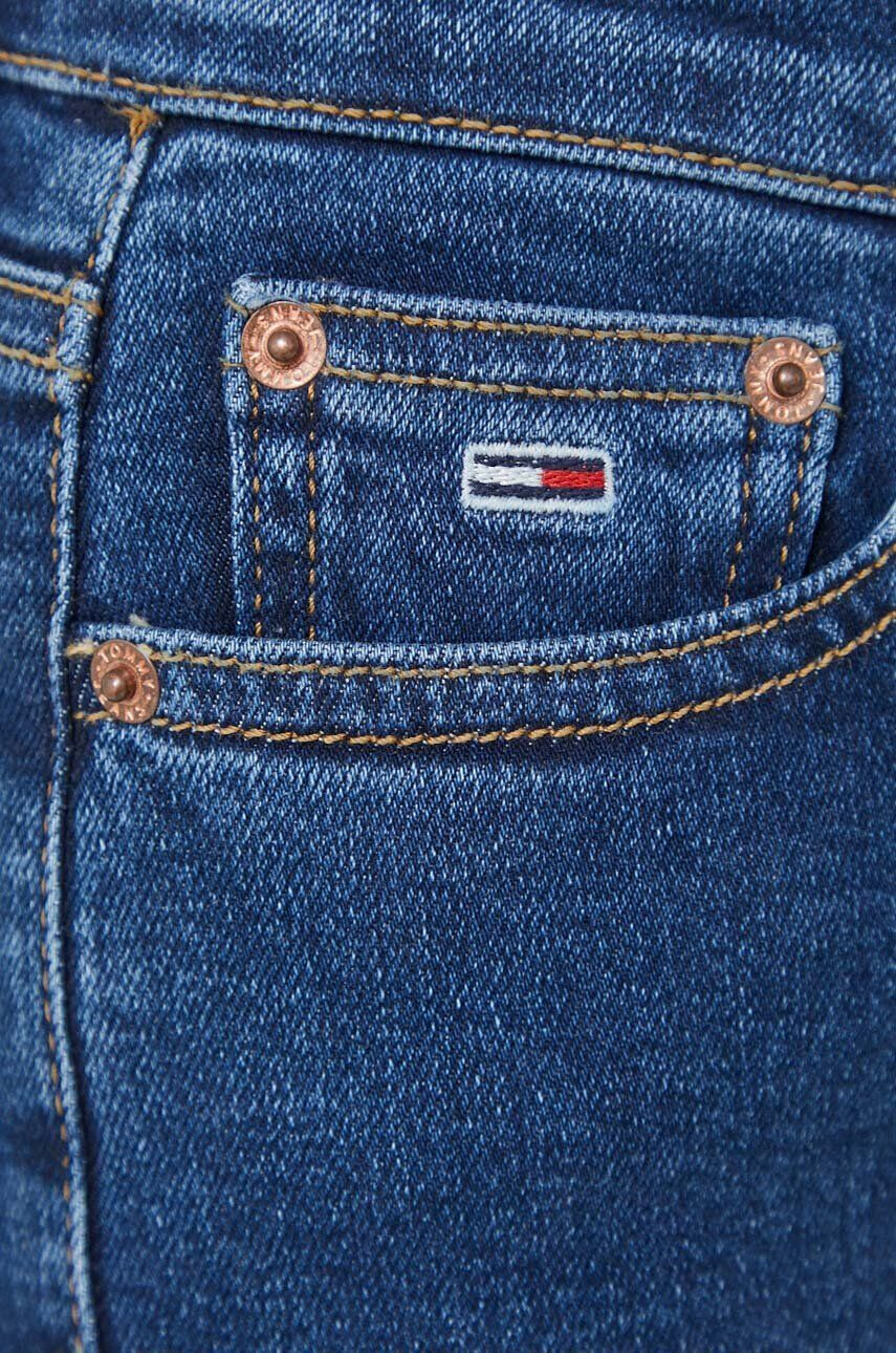 Tommy Jeans jeansi femei culoarea albastru marin - Pled.ro