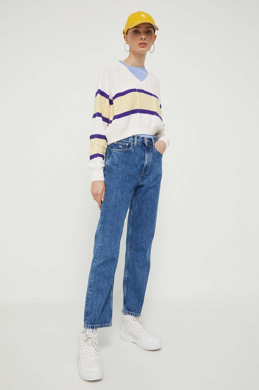 Tommy Jeans jeansi femei high waist - Pled.ro