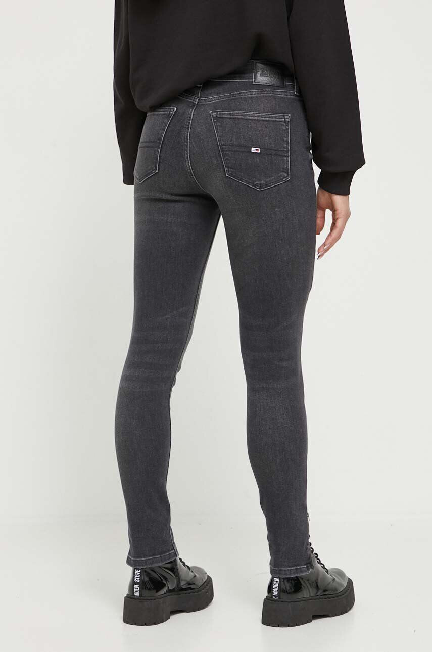 Tommy Jeans jeansi femei culoarea negru - Pled.ro