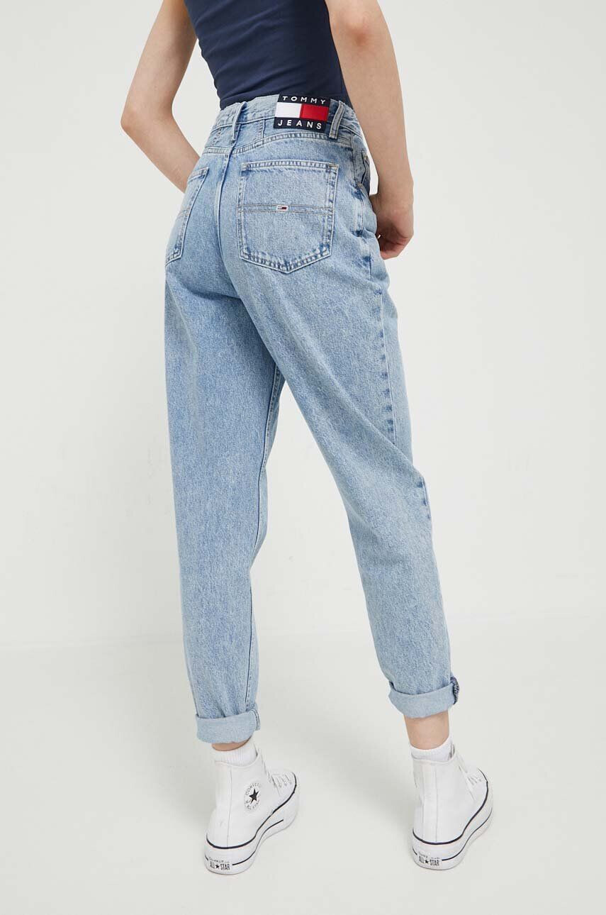 Tommy Jeans jeansi Mom Jean femei high waist - Pled.ro