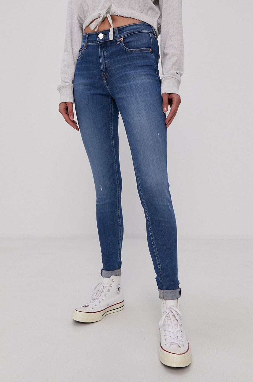 Tommy Jeans jeansi Nora femei medium waist - Pled.ro