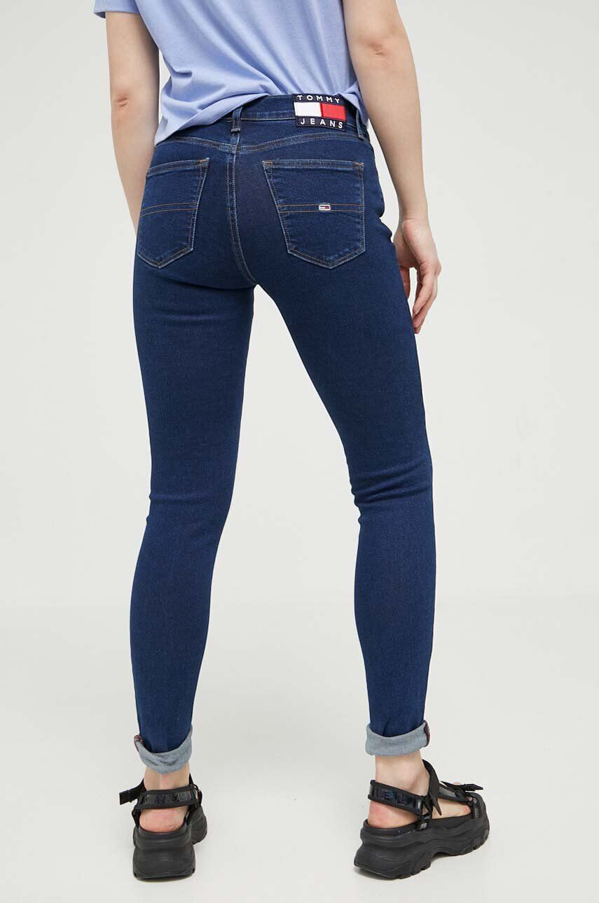 Tommy Jeans jeansi Nora femei culoarea albastru marin - Pled.ro