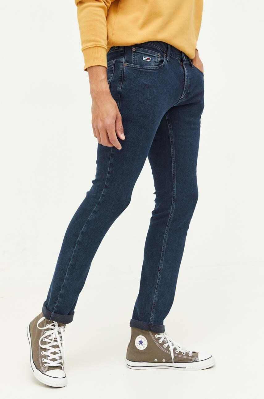 Tommy Jeans jeansi Scanton barbati culoarea albastru marin - Pled.ro