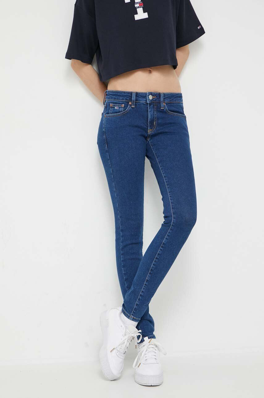 Tommy Jeans jeansi Sophie femei culoarea albastru marin - Pled.ro