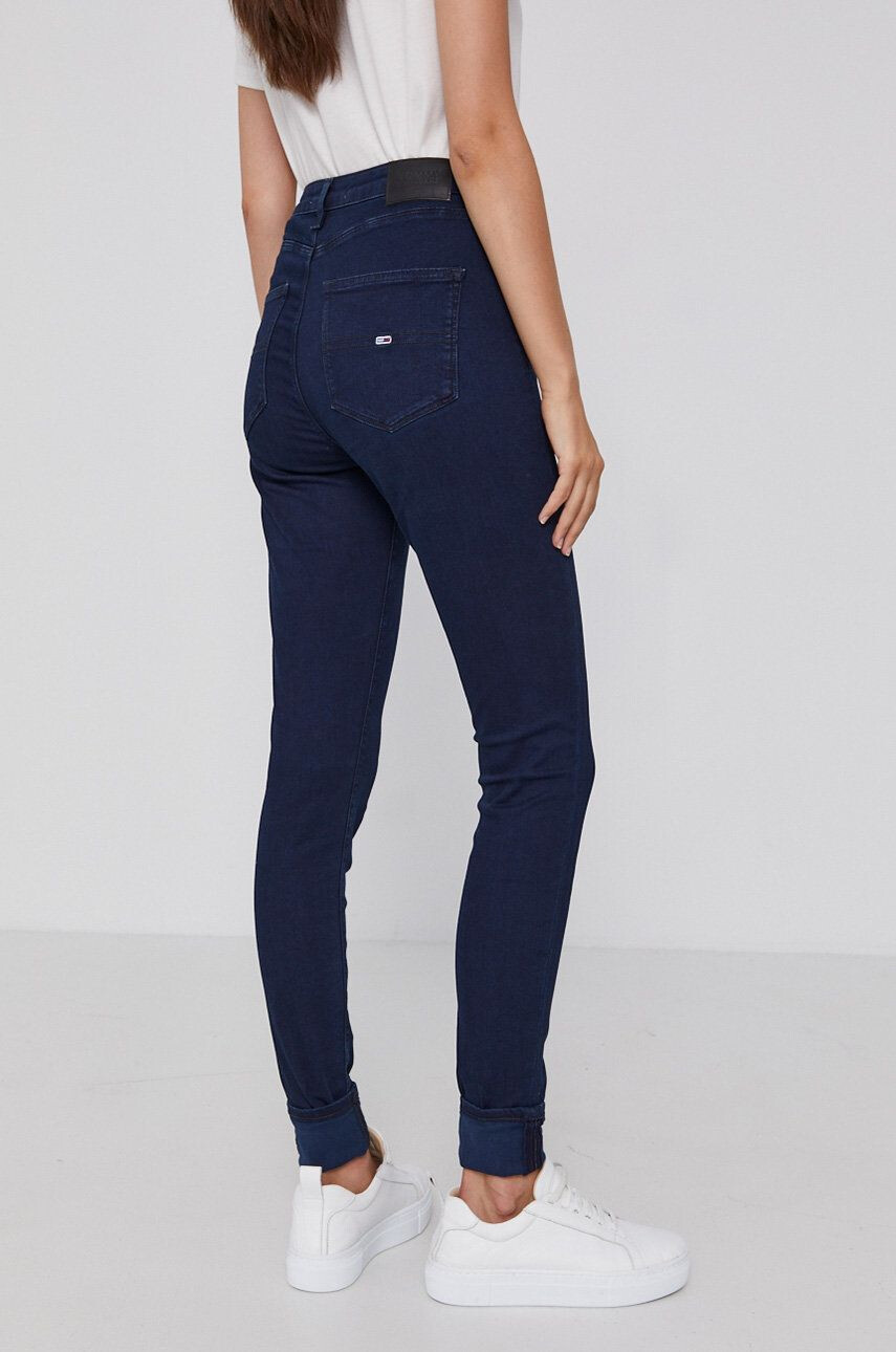 Tommy Jeans jeansi Sylvia femei culoarea albastru marin - Pled.ro