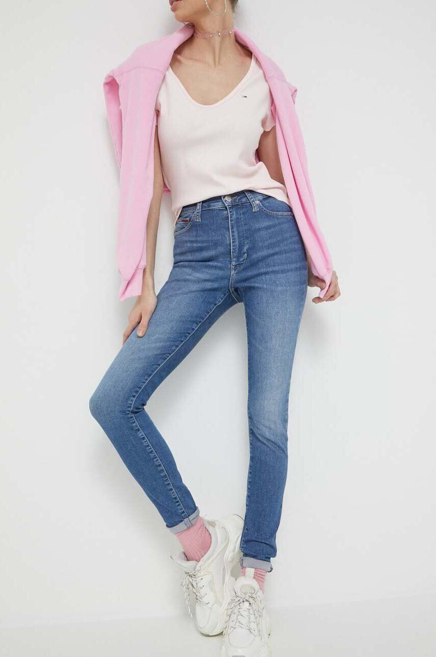 Tommy Jeans jeansi Sylvia femei - Pled.ro