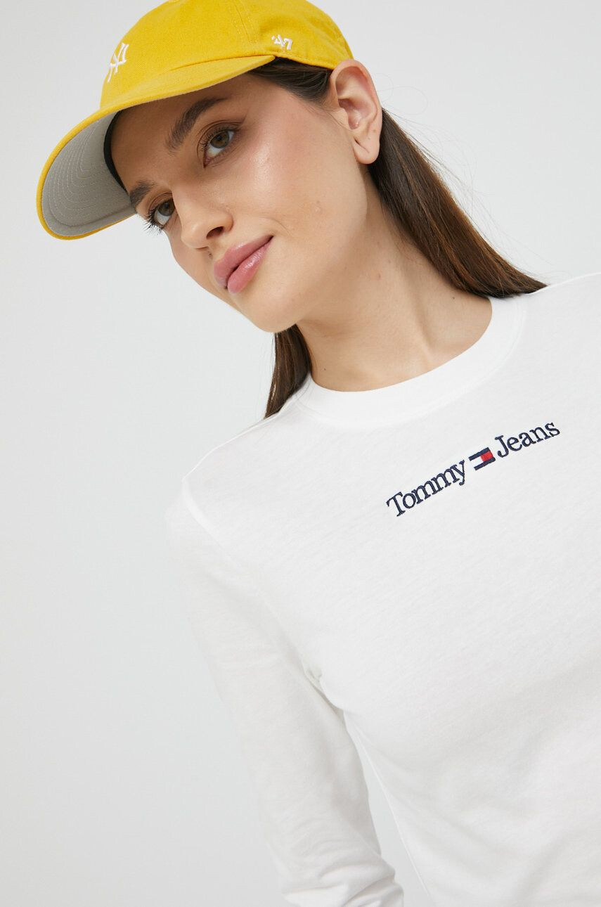 Tommy Jeans longsleeve din bumbac - Pled.ro